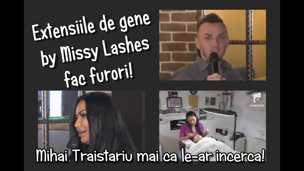 Mihai Traistariu tentat de extensiile de gene by Missy Lashes