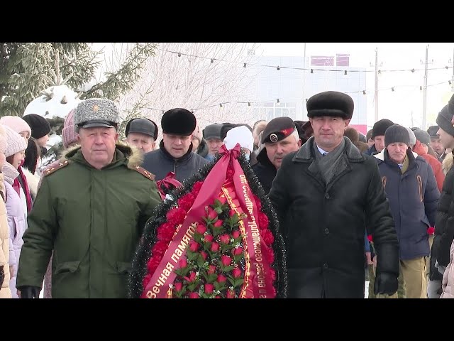 Сегодня в Центральном парке возле мемориала воинам –интернационалистам состоялся митинг