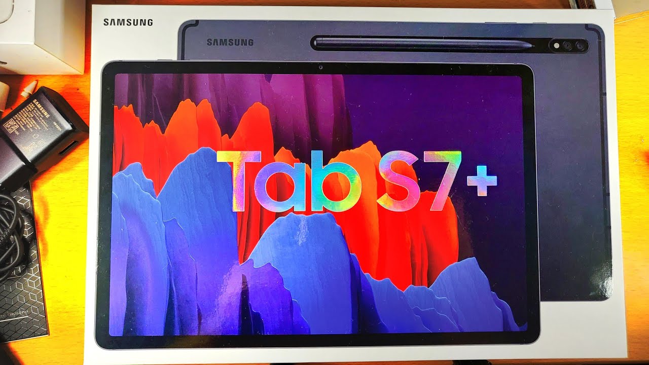 Samsung Galaxy Tab S7 Plus Mystic Black Unboxing!