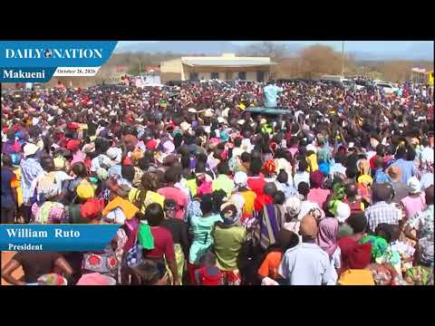 Ruto: Ukambani is not in opposition