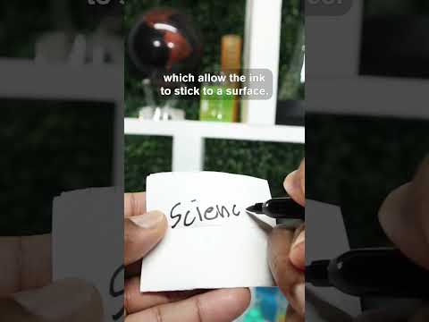 Part of a video titled Remove Permanent Marker | Science Hacks! - YouTube