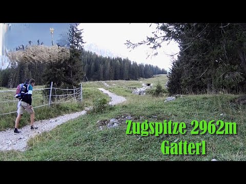 Zugspitze, ganzer Weg "Gatterl route"