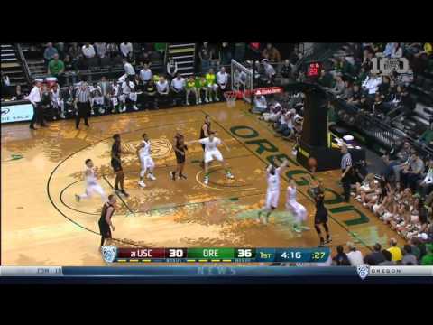 Men's Basketball: USC 81, Oregon 89 - Highlights (1/21/16)