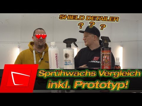 Sprühwachse im Vergleich inkl. Liquid Elements Shield Detailer! Teil 1 - 4 Neue Herausforderer!