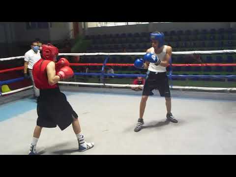 Francisco Guzman vs Salomon Plata, miercoles 10 de febrero de 2021. Gimnasio Nicarao.