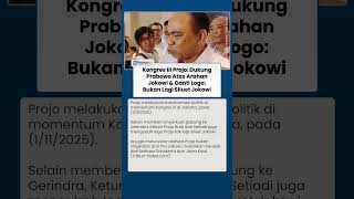 Projo Ganti Logo Hapus Siluet Jokowi, Tegaskan Dukungan ke Agenda Politik Prabowo