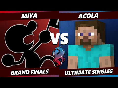 Kowloon Kagaribi GRAND FINALS - Miya (Game & Watch) Vs. Acola (Steve) Smash Ultimate - SSBU
