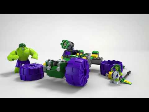 Vidéo LEGO Marvel 76078 : Hulk contre Hulk Rouge