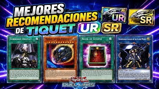 🔥 MEJORES RECOMENDACIONES de TIQUET UR y SR en Duel Links 2026 | Qué cartas VALEN la pena 👀
