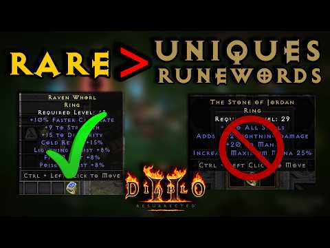 Rare Items That Are Better Than Uniques or Runewords Options - Diablo 2 Resurrected