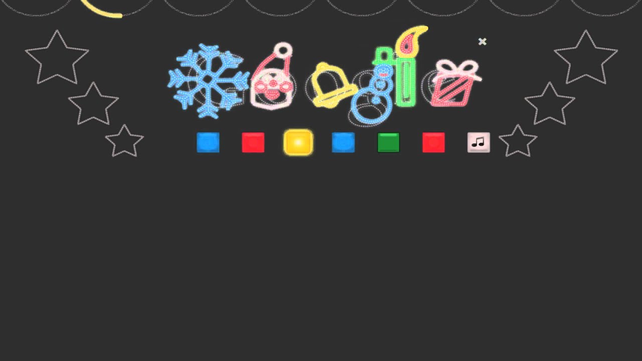 Happy Holidays 2011 Google Doodle