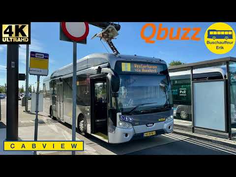 [4K] Qbuzz COMBI Lijn 8 + 19: P+R Hoogkerk - Hoofdstation - Station Europapark - WKC Paddepoel |2022