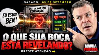 CUIDADO COM O QUE SAI DA SUA BOCA! SUAS PALAVRAS REVELAM O CORAÇÃO | PROVÉRBIOS 5 - MANHÃ PROFÉTICA