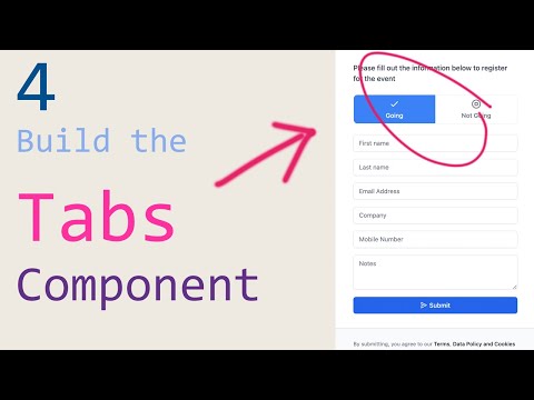 Building RSVP with Laravel, Inertia, React - P4 Tabs Component