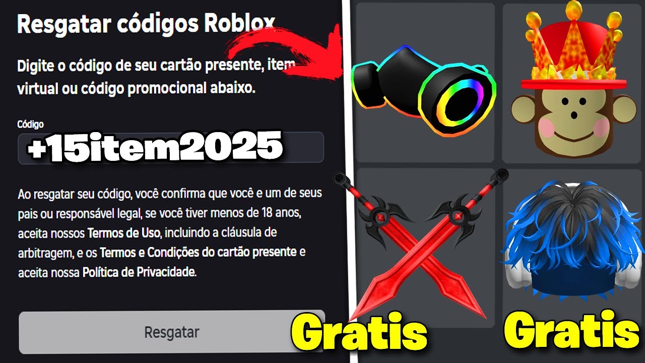 CORRE! ROBLOX TA DANDO MAIS de 20 PROMOCODES DE GRAÇA AGORA! (Pegue Rapido)
