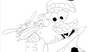 The toothbrush incident|| TADC original art by: @thatanimegeekgirl 