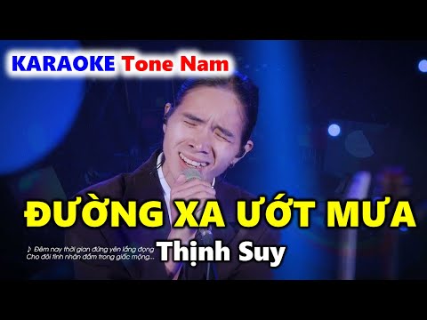 [Karaoke] Đường Xa Ướt Mưa - Thịnh Suy - Cover | Giao Lộ Thời Gian Show