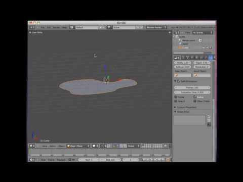 BLENDER COURSE - BEZIER CURVE AND CIRCLES HANDLES