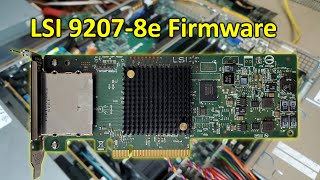 LSI 9207-8e SAS Controller Firmware Update Procedure, P20 IT Mode
