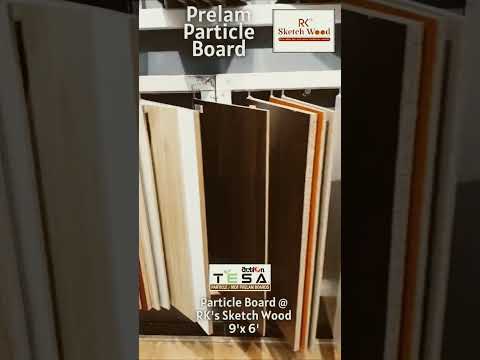 Action tesa wood pre laminated particle board, surface finis...