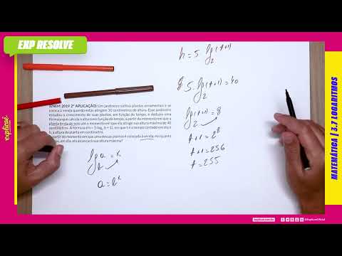 UM JARDINEIRO CULTIVA PLANTAS ORNAMENTAIS E AS COLOCA À VENDA QUANDO ESTAS ATINGEM(...) | LOGARITMO