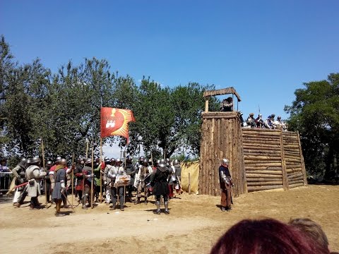 Prague Vitkov Hill Battle of Vitkov Hill acted 12.7.2014 almost 600 year anniversary