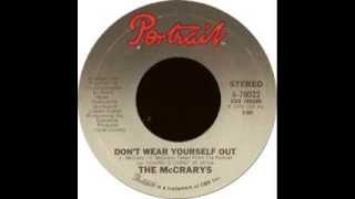 The McCrarys - Don't Wear Yourself Out (1978)