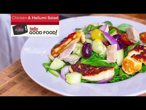 Chicken and Halloumi Salad