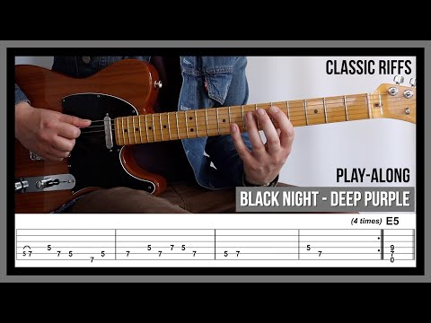 Black Night (TAB) - Classic Guitar Riffs - Deep Purple