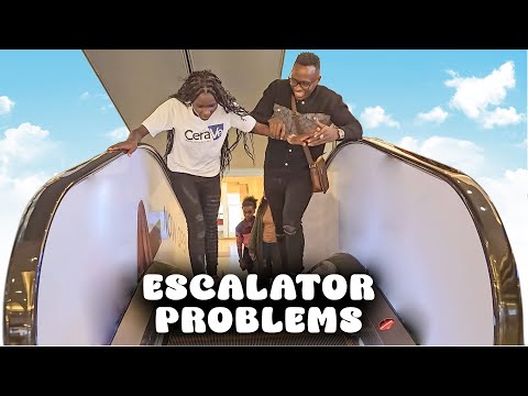 ESCALATOR PROBLEMS 🤣🤣🤣🤣😜- Dem wa Facebook and Oga Obinna