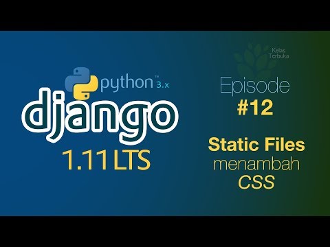 Belajar Django 12 Static File menambah CSS