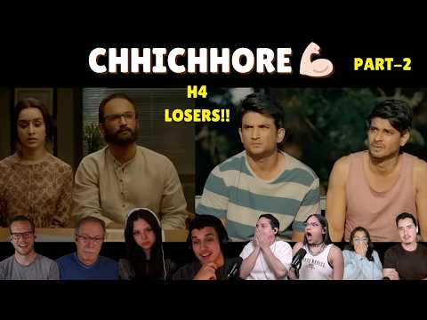 "THEY ARE FAMILY ❤️!!" Foreigners react to CHHICHHORE | Reaction Compilation Part-2