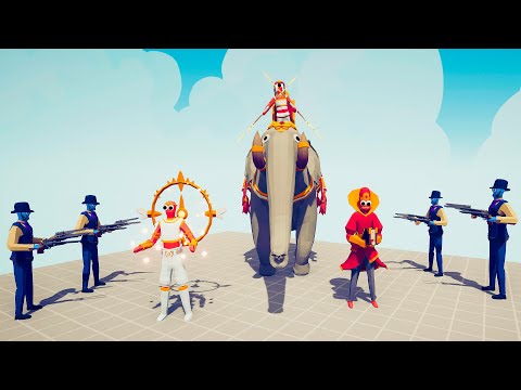 Trio of Gods  vs Units! Totally Accurate Battle Simulator. TABS