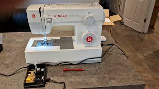 How to slow down the startup speed of a singer heavy duty sewing machine.