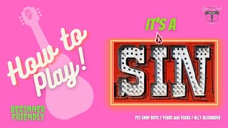 It's A Sin - Years & Years Beginner Guitar Lesson #beginner