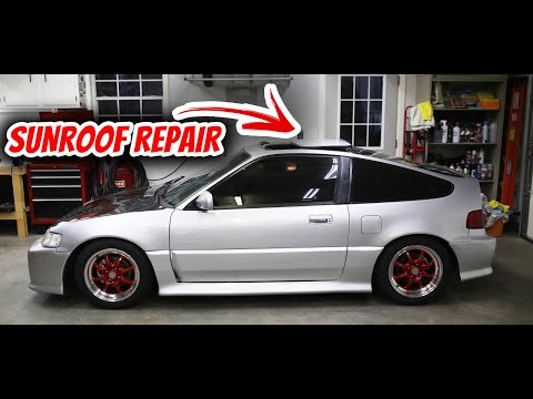 1989 CRX Rescue Part 22 - Sunroof Repair