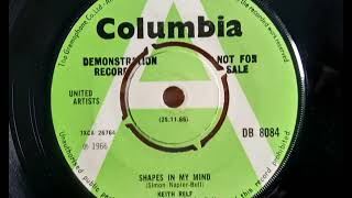Psych - KEITH RELF - Shapes In My Mind - COLUMBIA DB 8084 UK 1966 Moody Gem Yardbirds