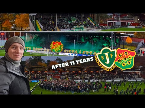 The Day GAIS Promoted To ALLSVENSKAN • J-SÖDRA IF - GAIS Matchday Documentary, 05.11.2023