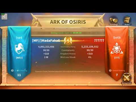 Ark of Osiris [MF//] vs. [6|9] #525 - Rise of Kingdoms