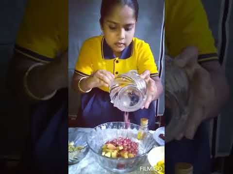 Rimi Tansi - Fruit salad - St George Galaxy Eco School Kirathoor