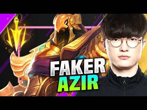 15 |  T1 Faker Plays Azir vs Xiaohu Akali Mid  | Faker Destroying with Azir vs RNG Xiaohu!  |