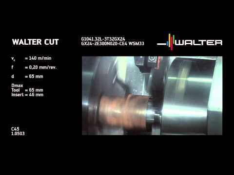 Grooving/Stechen: Walter Cut G1041-verstärkte Stechklingen