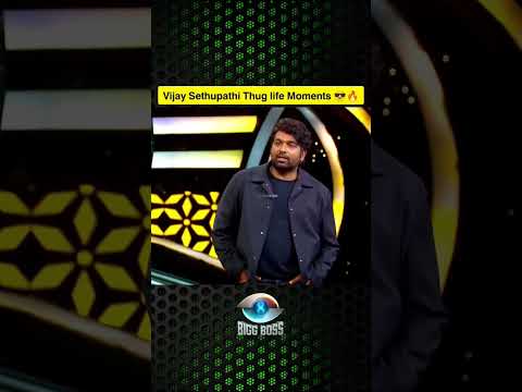 Vijay sethupathy Thug life Moments 🤣 #biggboss #vijaysethupathi