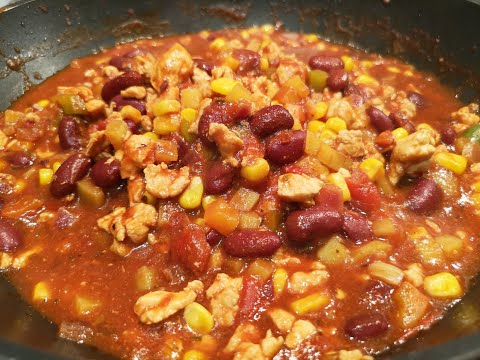 Tasty Chili Chicken con Carne/ Quick and easy chicken recipe