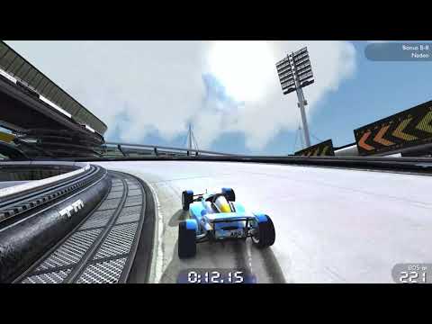 [TAS] trackmania ESWC Bonus B-8 24.71 (-0.31)