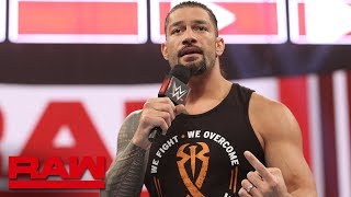 Roman Reigns announces he is in remission: Raw, Feb. 25, 2019