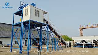 Centrale à béton stationnaire HZS25 35 50 60 75 90 120 180m³/h à vendre - Image 6 | Machineryline CD Centrale à béton stationnaire HZS25 35 50 60 75 90 120 180m³/h neuve | Image 6 - Machineryline