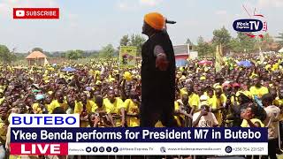 Ykee Benda performing live in Butebo 