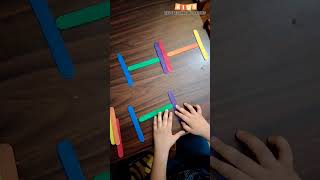 Pattern Making Activity For Toddlers #brainboostingactivities #earlychildhoodeducator