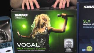 Video thumbnail for PG vs PGX vs PGX Digital vs SLX vs ULX vs UHF-R | A Shure Wireless Comparison by agiprodj